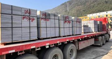 乌兰察布 芝麻灰地铺石出货日常