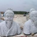乌兰察布 白麻花岗岩石材人物立体雕刻