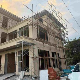 乌兰察布 黄金麻荔枝面花岗岩外墙干挂