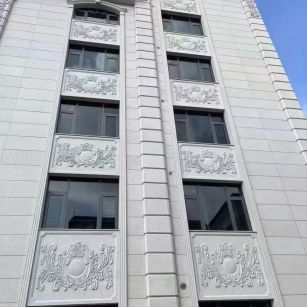 乌兰察布 白麻荔枝面花岗岩别墅外墙干挂