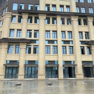 乌兰察布 黄金麻花岗岩荔枝面小区外墙干挂