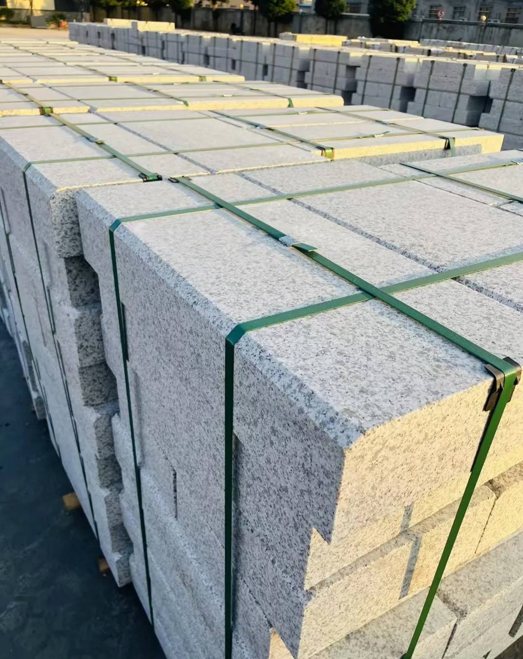 乌兰察布 白麻花岗岩路沿石，马路牙子，路缘石，平石，立缘石等