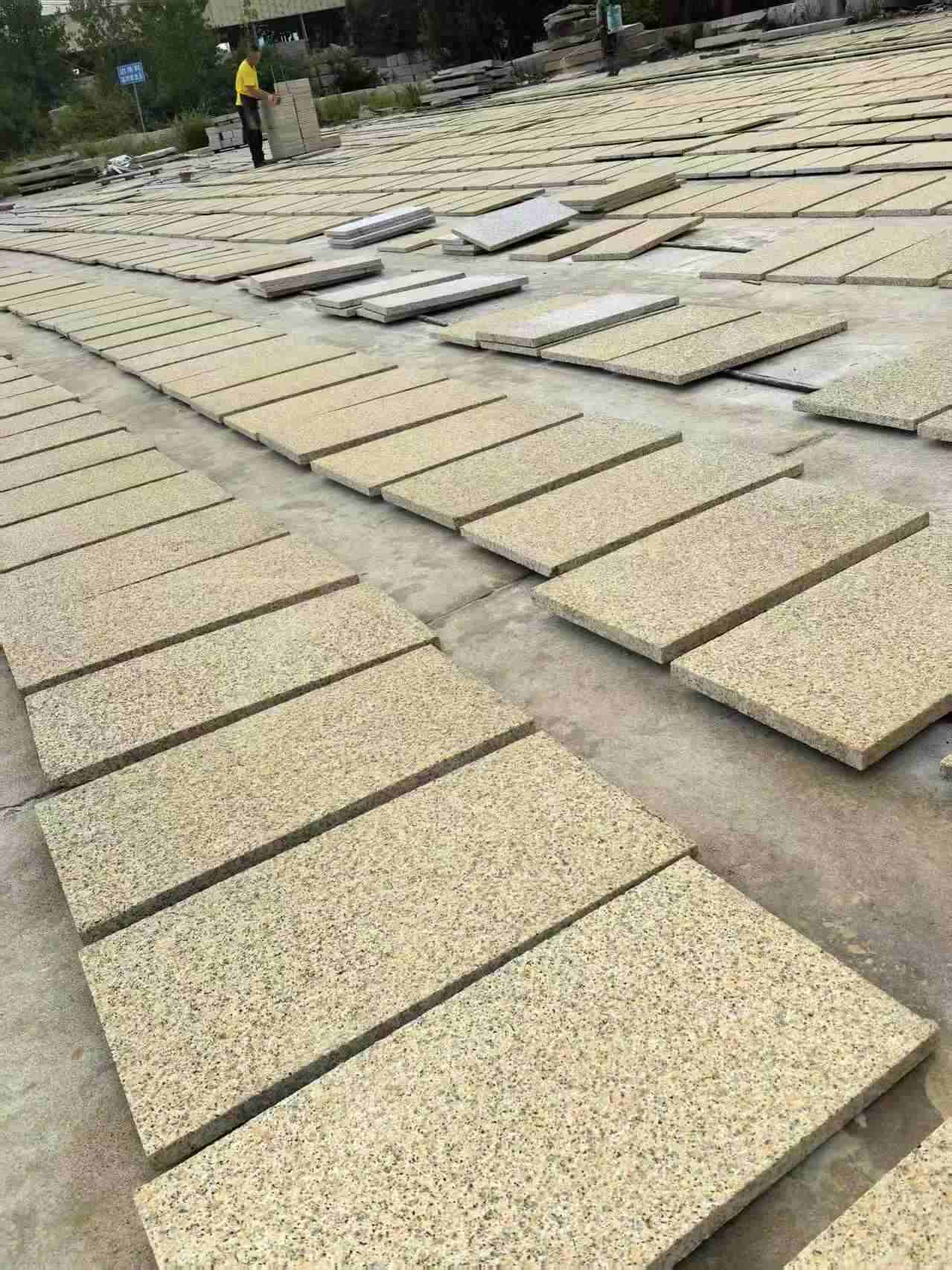 乌兰察布 黄金麻荔枝地铺石面排板