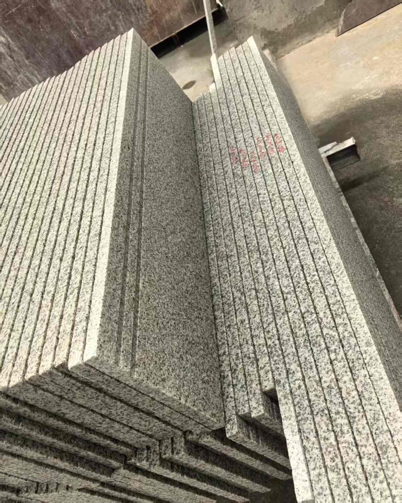 乌兰察布 白麻荔枝面花岗岩楼梯踏步