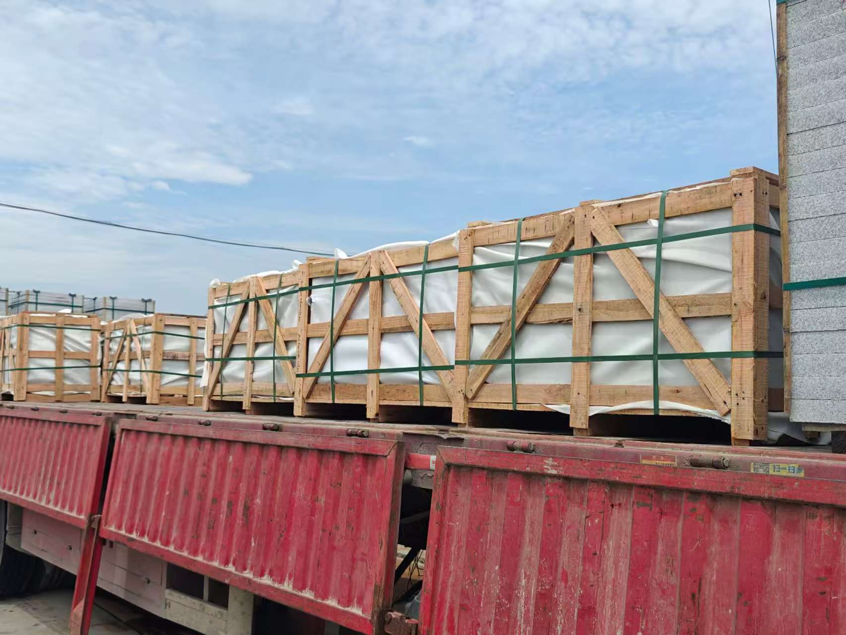 乌兰察布 芝麻白花岗岩地铺石出口专车-泰国游