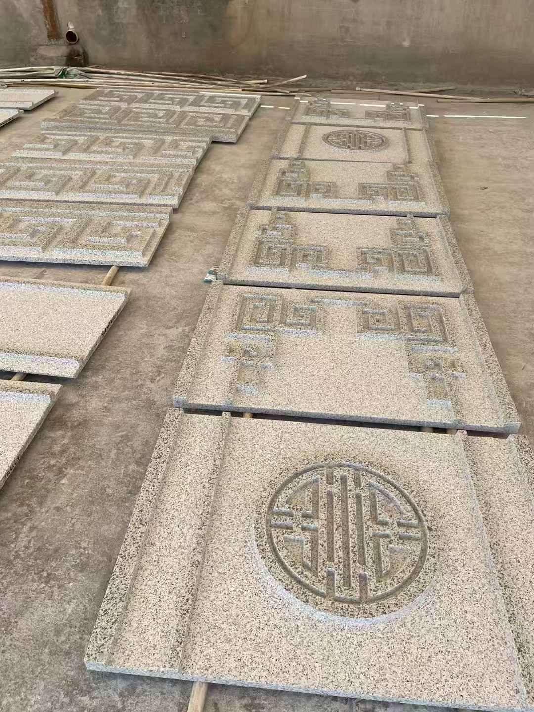 乌兰察布 白麻花岗岩外墙立面雕刻板